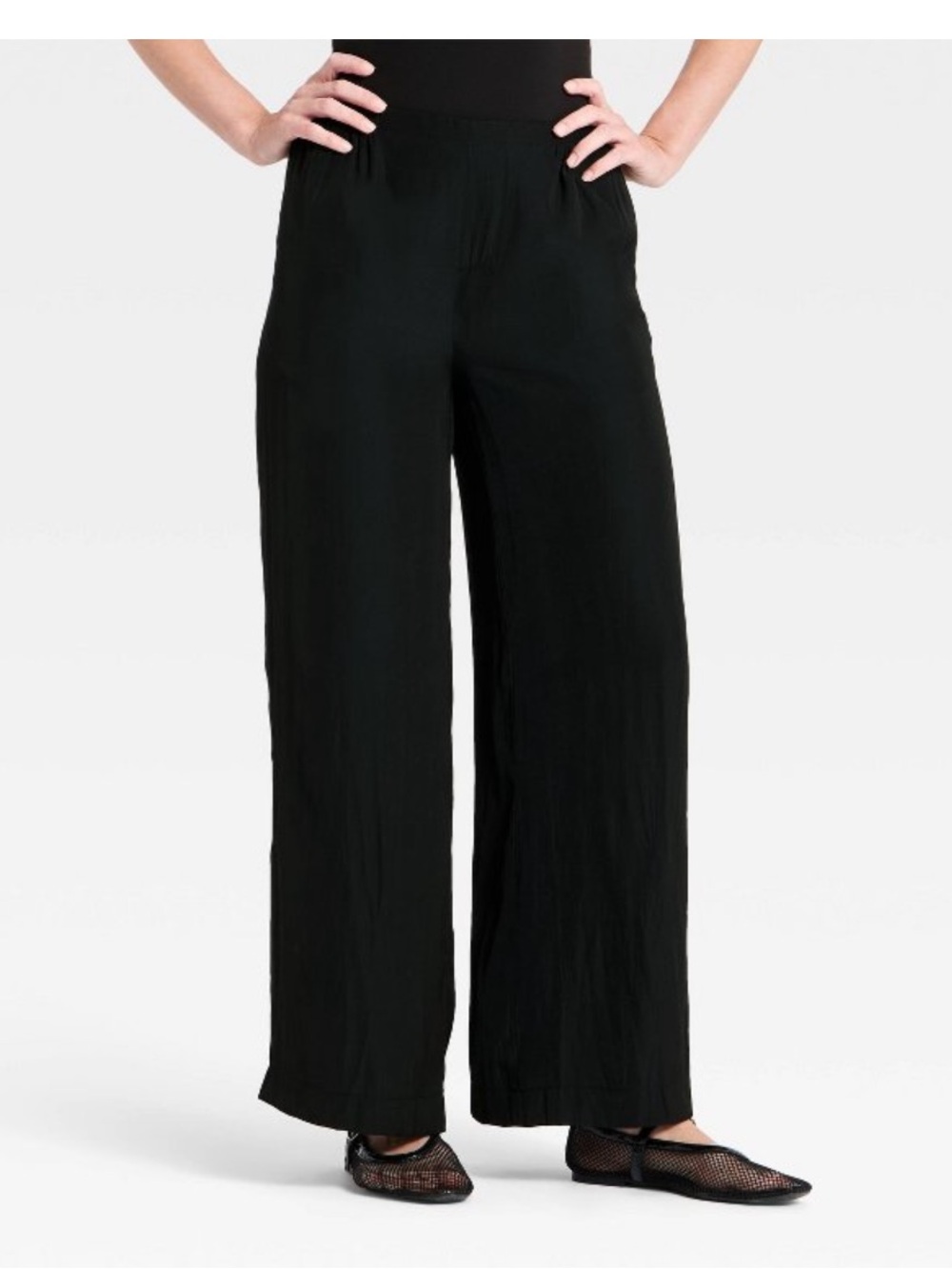 a new day satin pull on pants